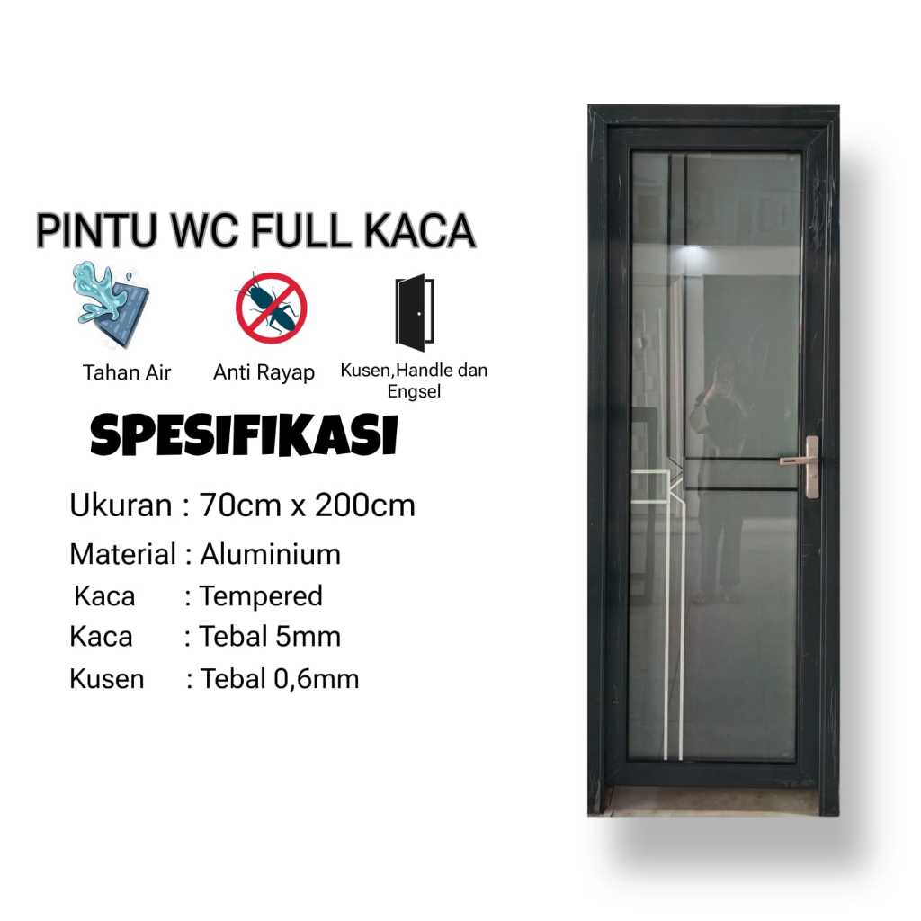 Pintu Wc Aluminium, Pintu Rumah, Pintu Baja, Pintu Indor, Pintu Outdor, Pintu Tahan Api, Pintu Impor