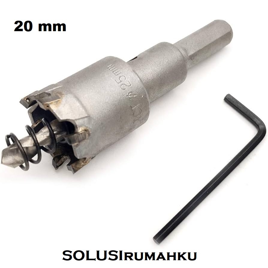 TCT Holesaw Besi 20 mm / Iron Holesaw 20 mm / Mata Bor Stainless Steel Hole Saw TCT 20 mm