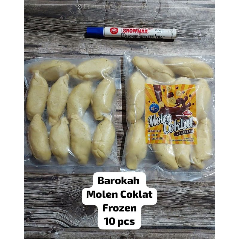 

BAROKAH Pisang Molen Coklat Frozen Isi 10 Pcs