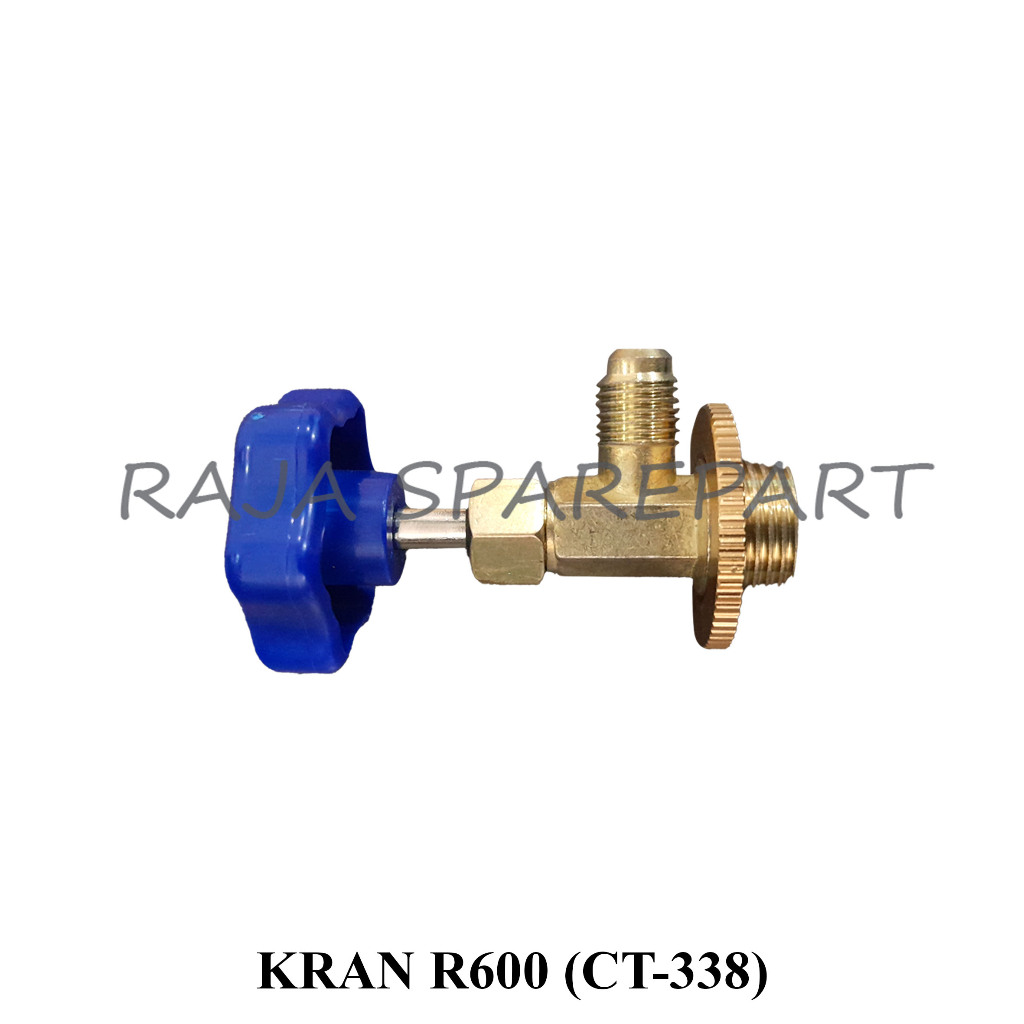 K600 KRAN PENGISIAN FREON KALENG R600/KRAN R600 (CT 338)