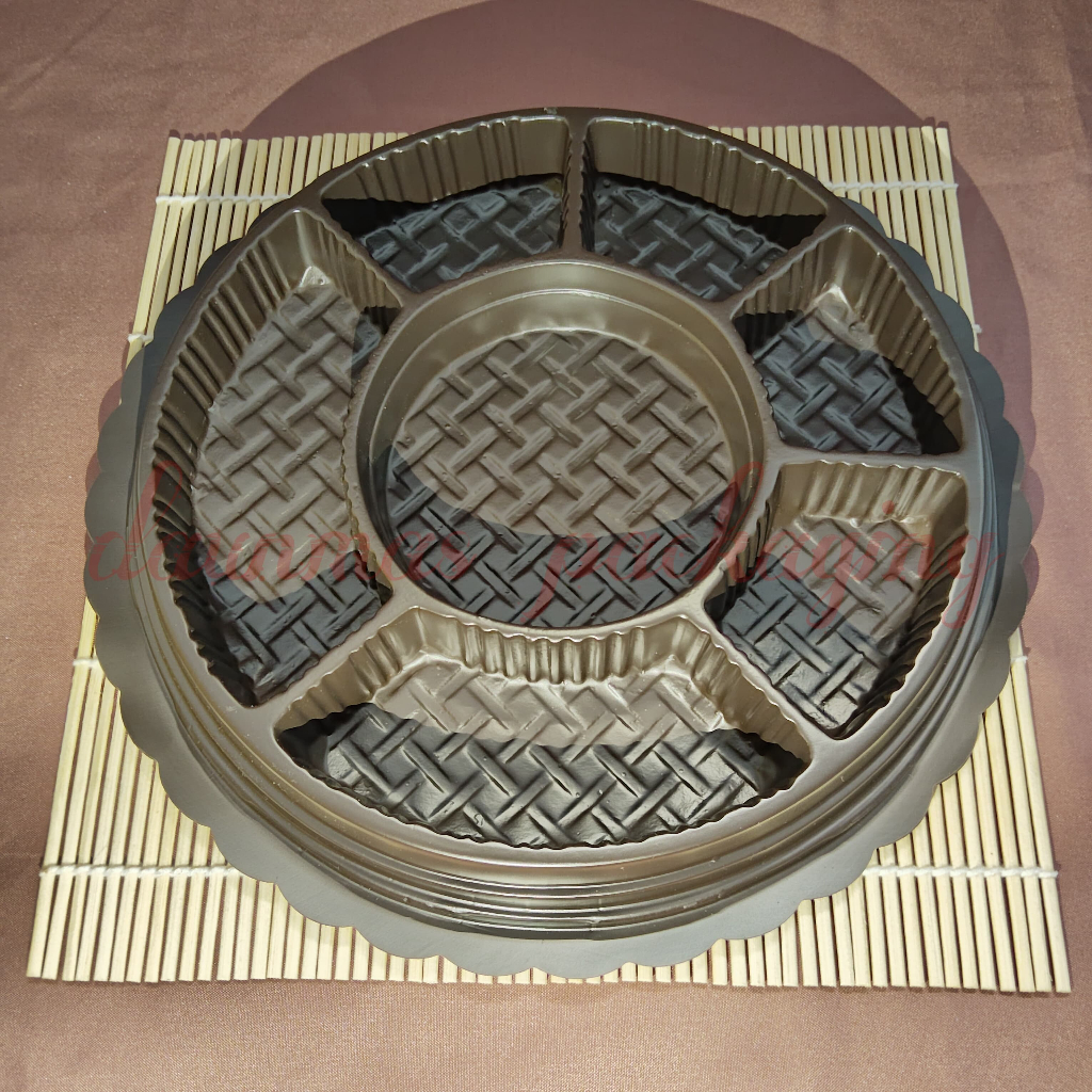 Mika Tumpeng Mini Sekat Mika Tumpeng Bulat + Tutup