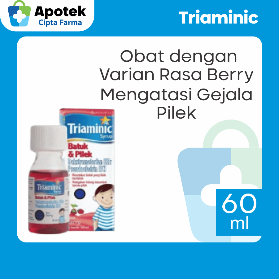 Triaminic Batuk Pilek Obat Batuk Kering Flu dan Hidung Tersumbat