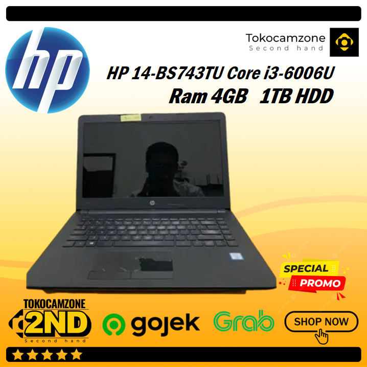HP 14-BS743TU Core i3-6006U Ram 4GB - 1TB HDD