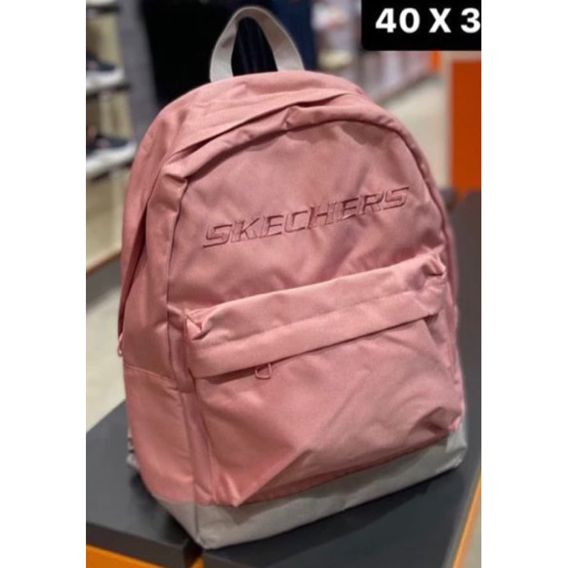 Tas backpack ransel skechers pink wanita original preloved