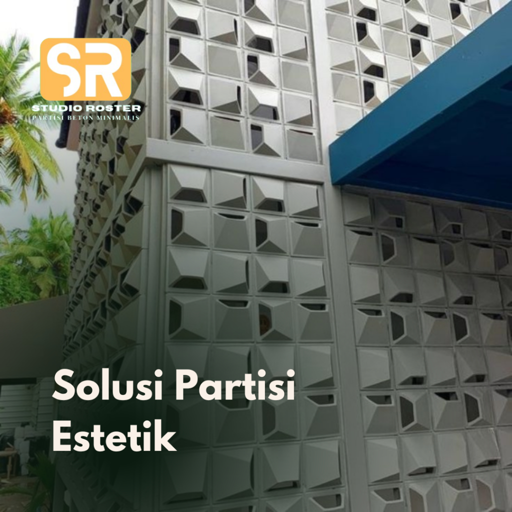 Loster Beton Minimalis | Anti Tampias Teras