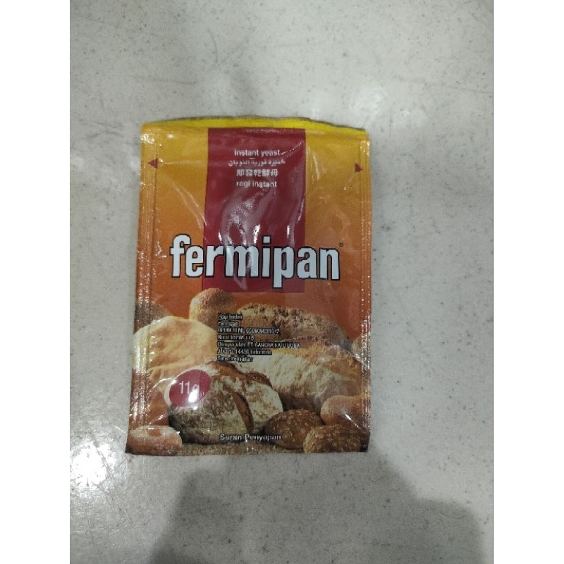 

Fermipan / Ragi isntan / Instan yeast 11g / Sachet