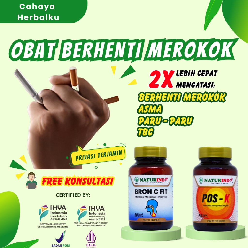 Obat Berhenti Merokok Obat Nafas Sesak Paru-Paru Obat Membantu Berhenti Merokok Permanen Pasif Aktif