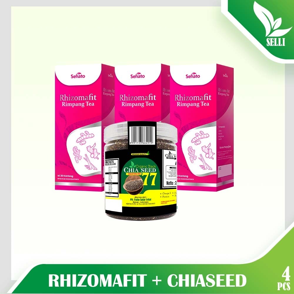 

3PCS Teh Rhizomafit + 1 Chia Seed 350GR