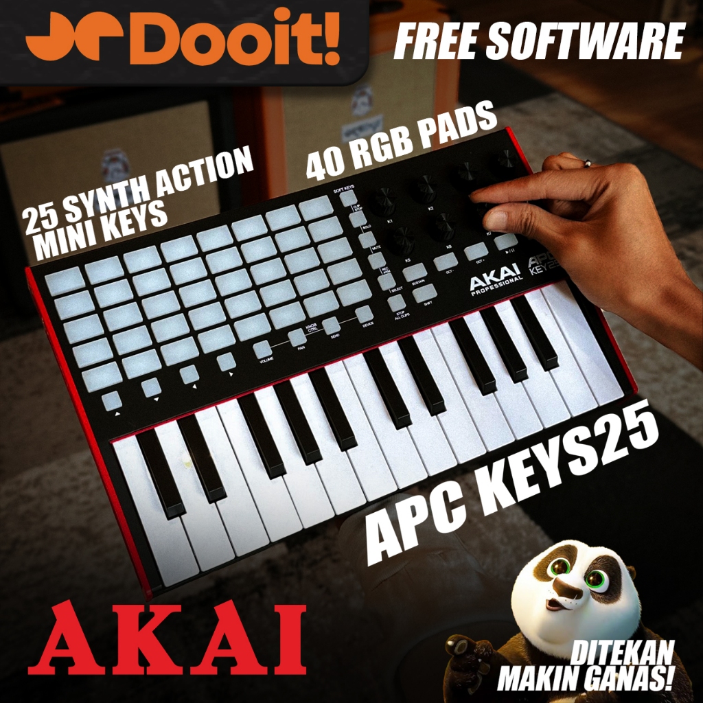 AKAI APC KEY 25 MKII Midi controller & Launchpad - 25 Keys With Pads