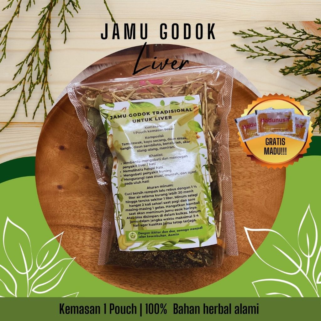 

Jamu Godok Tradisional Untuk Liver Kemasan Pouch (Gratis Madu)