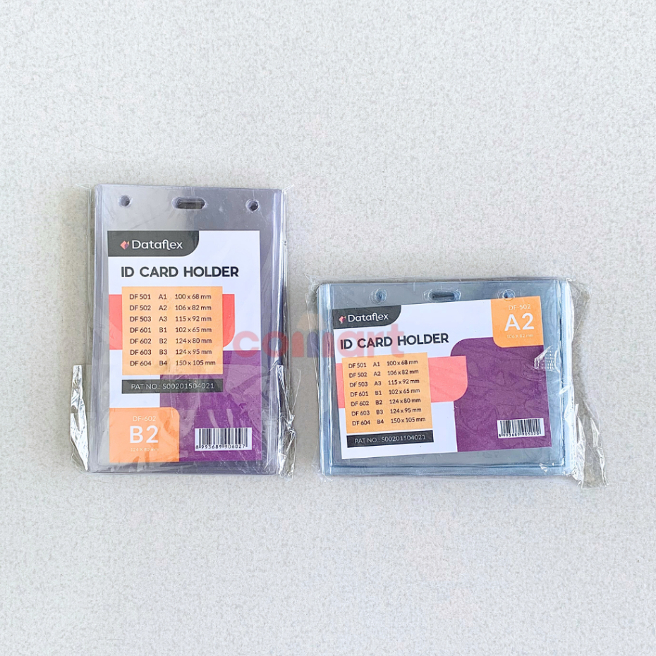 

20Pcs (1 Pak) Card Case A2 - B2 / Glue Card / Name Tag Tebal / Plastik Tempat ID Card