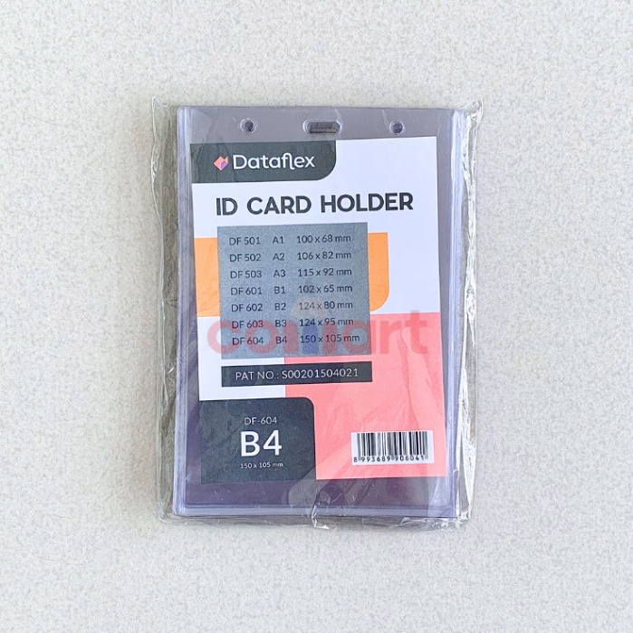 

20Pcs (1Pak) Card Case B4 / Glue Card / Name Tag Tebal / PVC Tempat ID Card