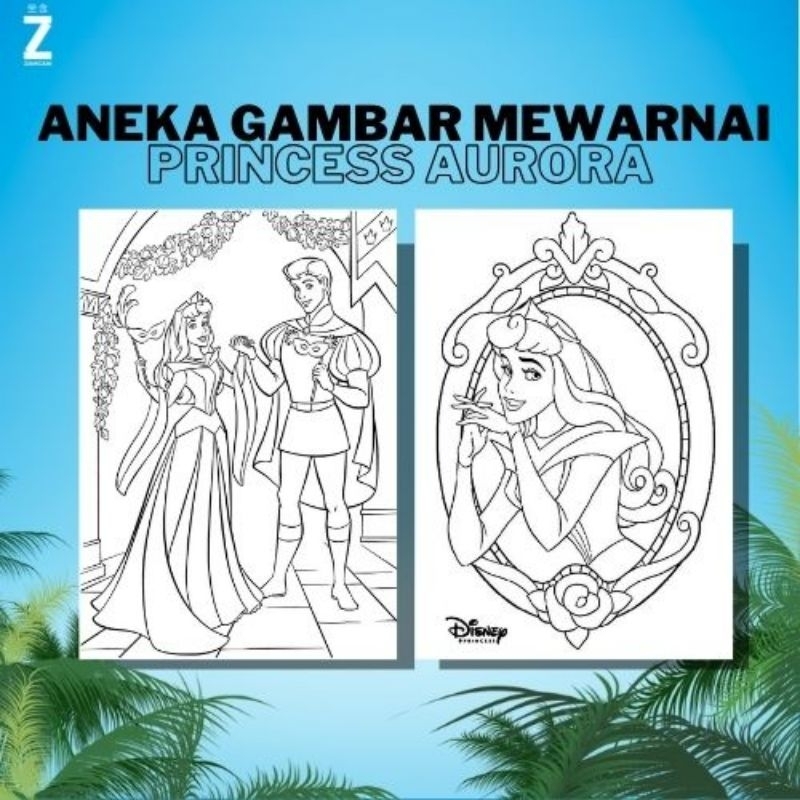 

Kertas Gambar Mewarnai A4 [ Princess Aurora ]