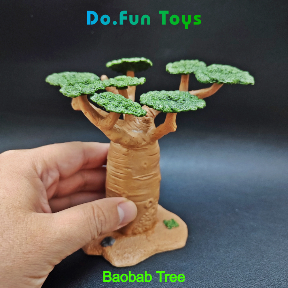 Mainan Miniatur Diorama Dekorasi Pohon Baobab / Tumbuhan Baobab / Baobab Tree