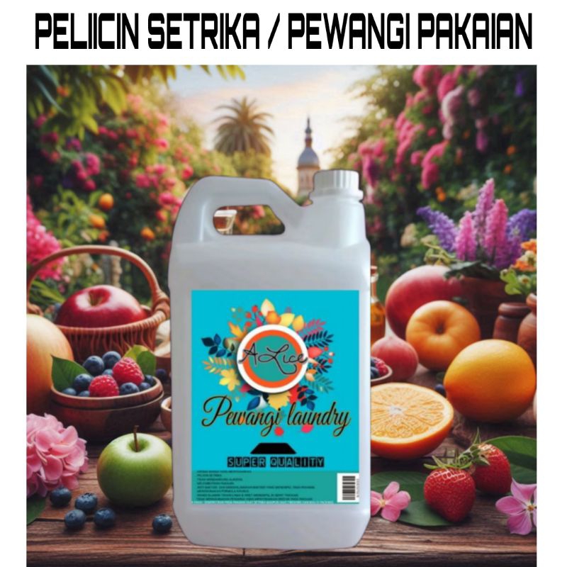 PELICIN SETRIKA WANGI BUAH SEGAR / Pewangi pakaian pure / PELICIN SETRIKA LUXURY / PEWANGI LAUNDRY /