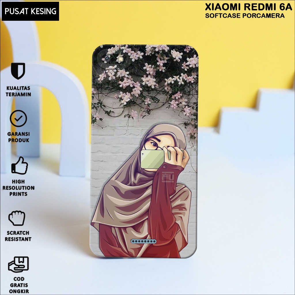 CASE XIAOMI REDMI 6A - Casing Hp Xiaomi Redmi 6A Motif HIJAB - Case Hp Xiaomi Redmi 6A - Casing Hp R