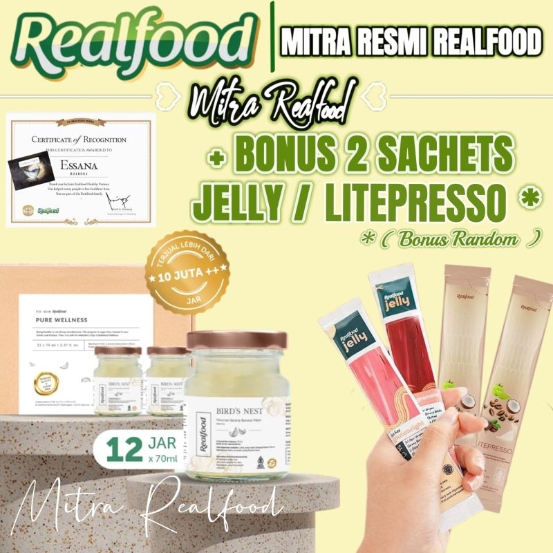 

Realfood Pure Wellness 12 Jar ( Minuman Sarang Burung Walet )