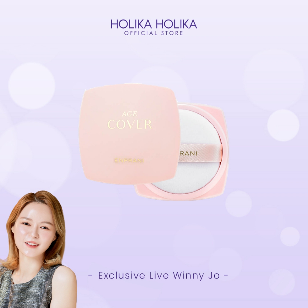 Holika Holika Enprani Age Cover Lucent Powder | Bedak Tabur Anti Aging