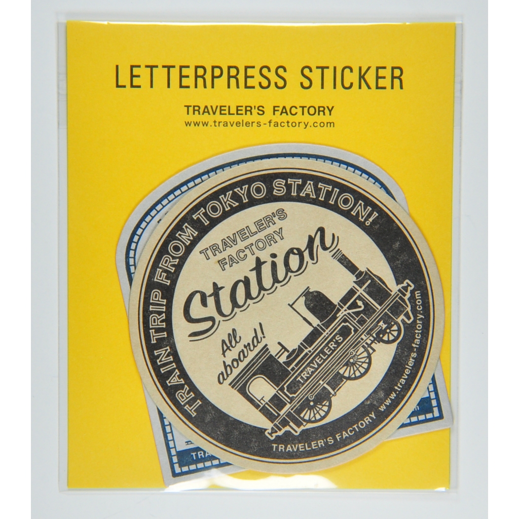 

Travelers Factory Letterpress Sticker Tokyo Station Edition