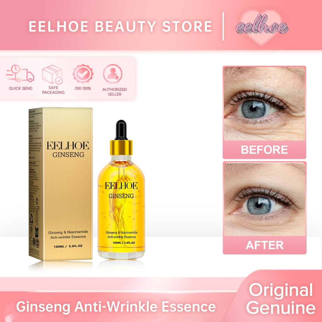 EELHOE Ginseng Serum 100ml Serum Ginseng Anti Kerut/Serum Ginseng Glowing/Serum Ginseng Esensi Anti 