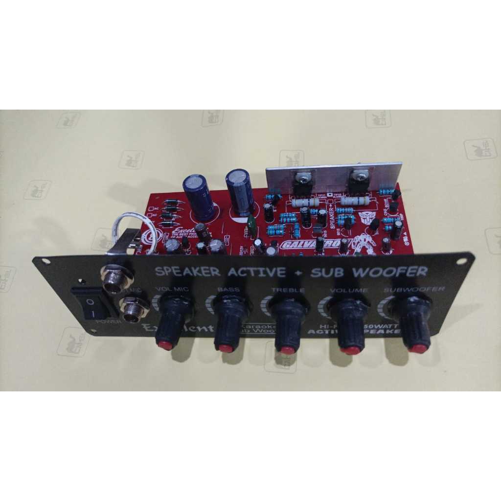 AKTIF SPEAKER MURAH 60 WATT  PLUS SUBWOOFER EXTRA MIC 2 CHANEL TYPE SKJ.010