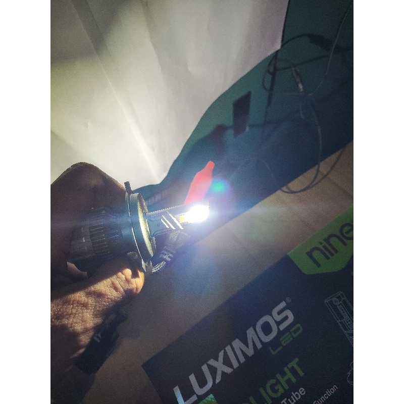 H4 H19  V8 Pro Nine Luximos 150 Nyala Putih Putih