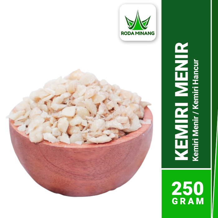 

Kemiri Menir Hancur Candlenut Crushed Muncang Kasar Kering Super Bersih Tanpa Batok 250 Gram