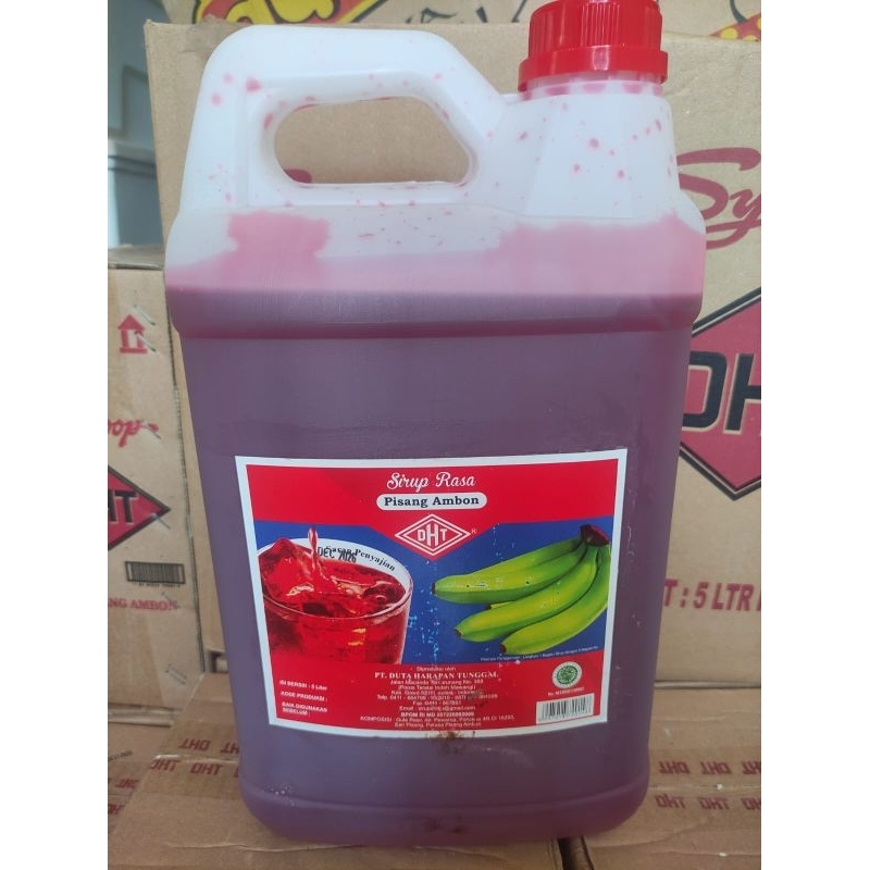 

Sirup DHT Pisang Ambon (aseli) 5 Liter