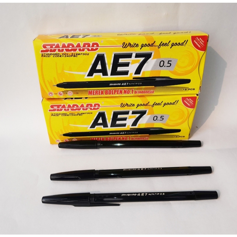 

PULPEN AE7 STANDARD HITAM ANAK SEKOLAH WARNA HITAM | PULPEN HITAM | PULPEN MURAH