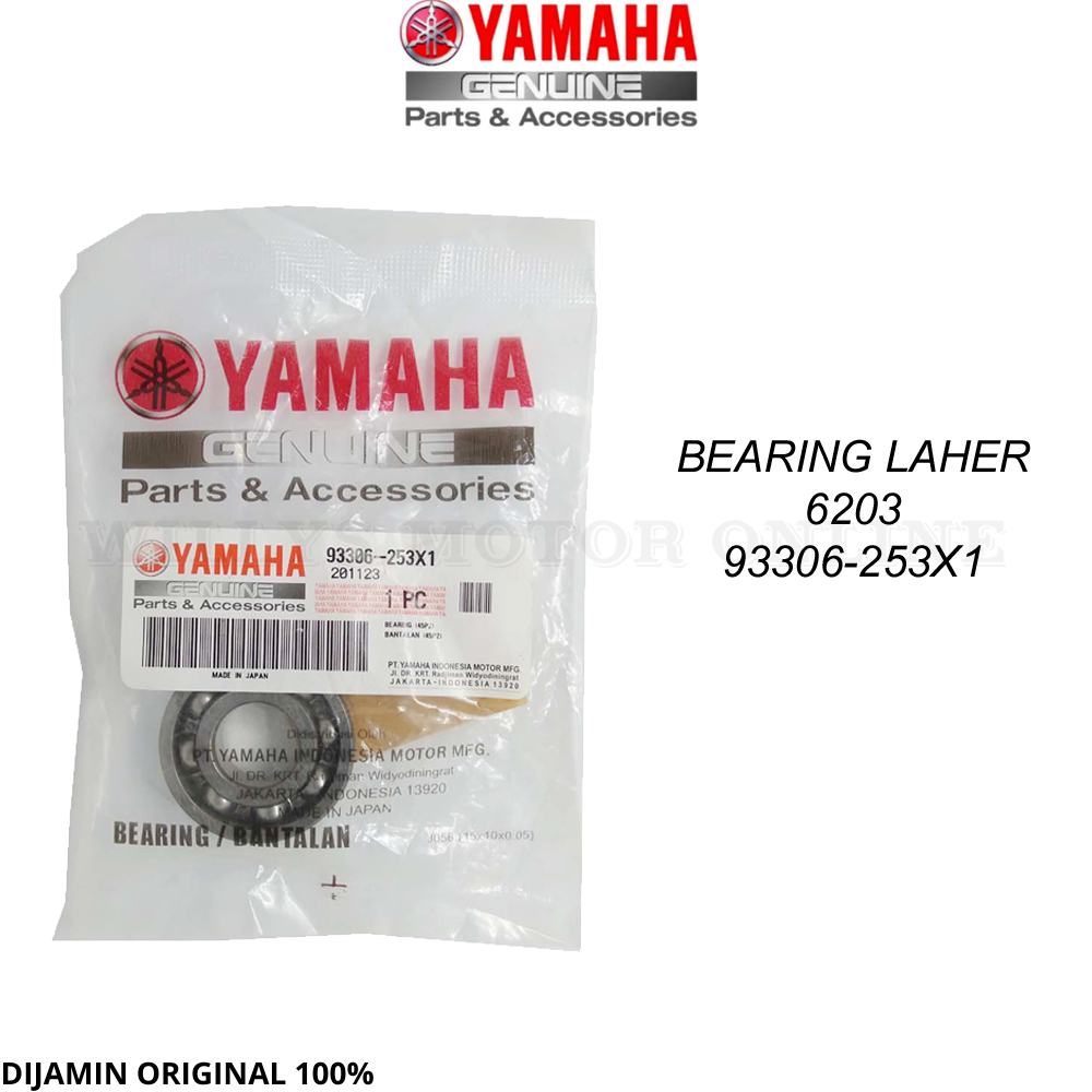 BEARING LAHER 6203 / YAMAHA ASLI 93306-253X1