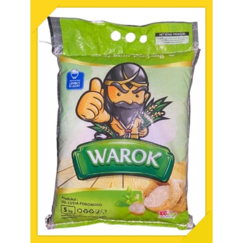 

BERAS CAP WAROK HIJAU KEMASAN 5KG