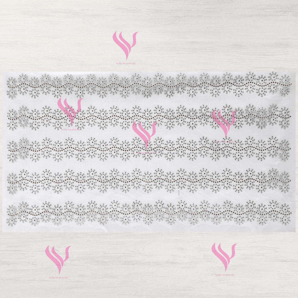 Payet Baju,Payet Gosok,Termurah,Motif Bunga Pipit