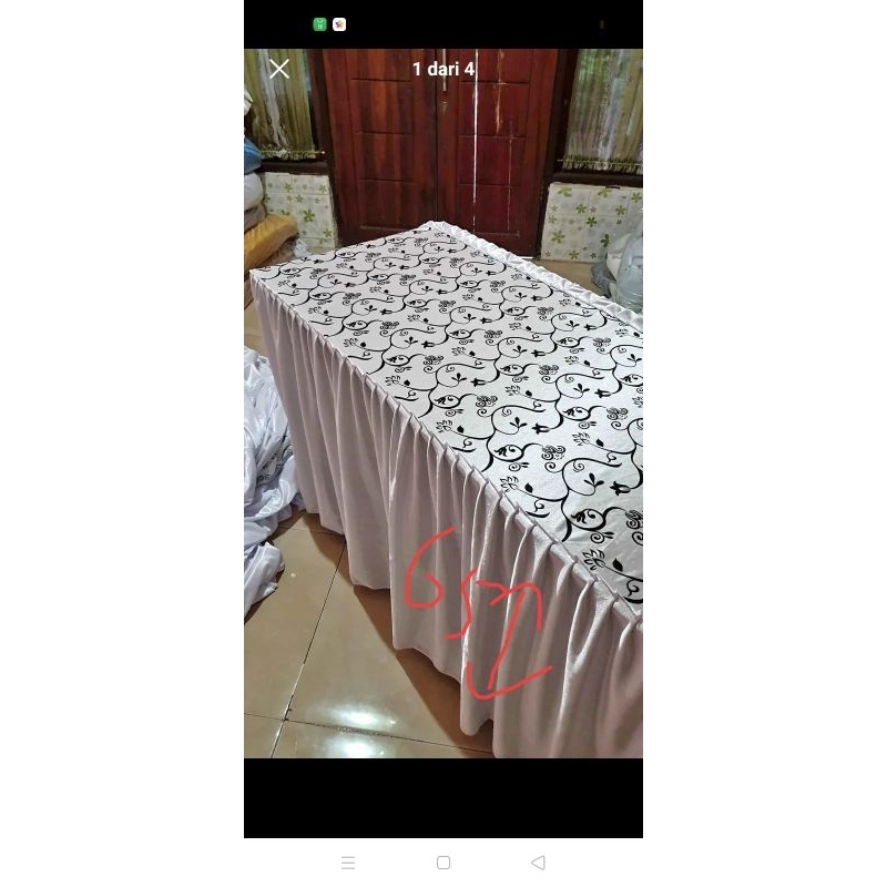 TAPLAK MEJA PRASMANAN ATASAN BATIK KAIN FULL ABUTAY