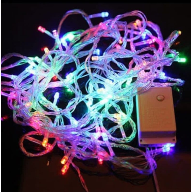 Lampu Tumblier / Lampu Natal Panjang 10 meter 100 LED