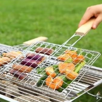 harga murah panggangan ikan bakar jepit anti lengket