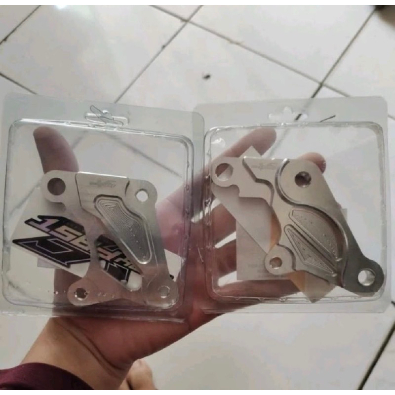 Braket dis depan cnc nissin samurai 2p.rcb.ninja 300/320 jupiter 300 dll