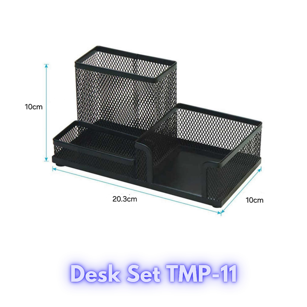 

Desk Set 3 Sekat TMP-11 ( Mesh Wire Organizer )