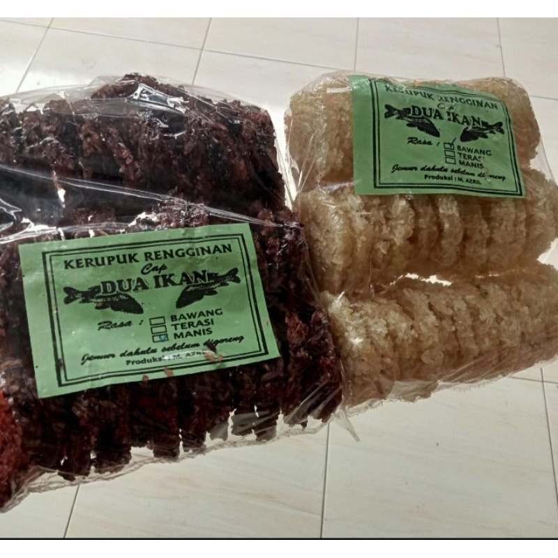 

Rengginang tersedia rasa bawang