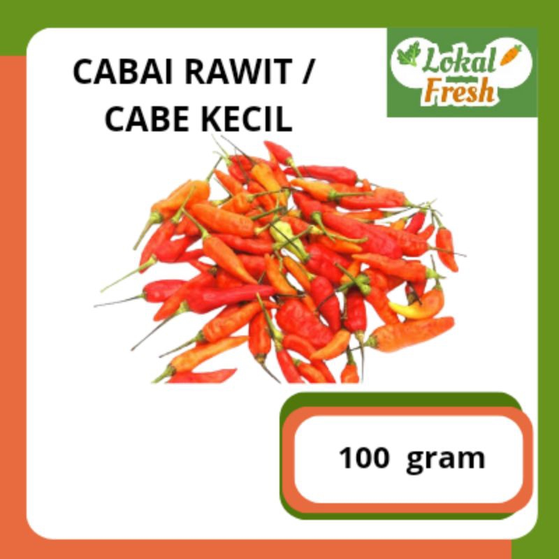 

CABAI RAWIT / CABE KECIL | 100 gr | LOKAL FRESH