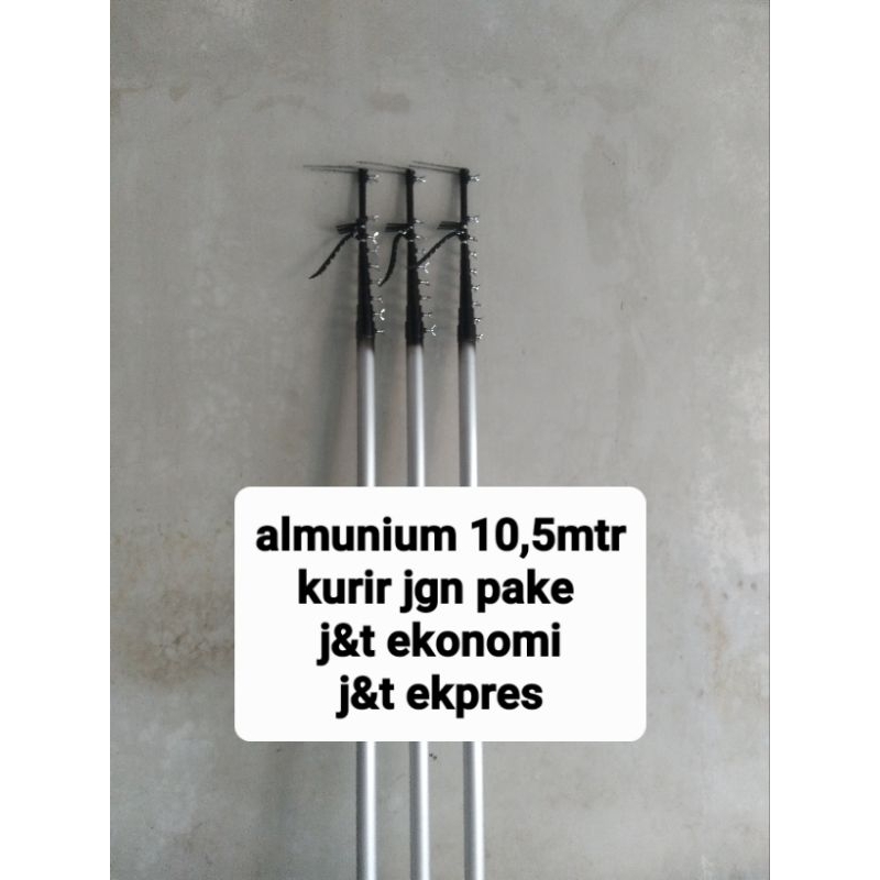 galah/tegek burung perkutut bahan almunium pjg 10,5mtr