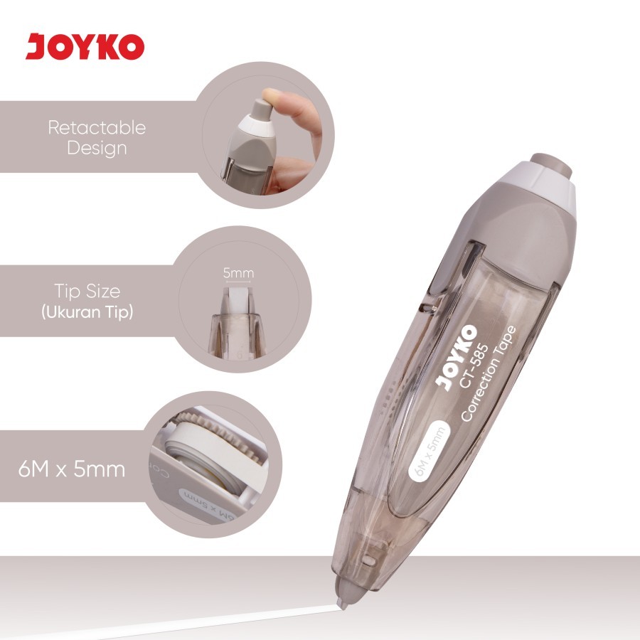 

Pita Koreksi Correction Tape Joyko CT-585