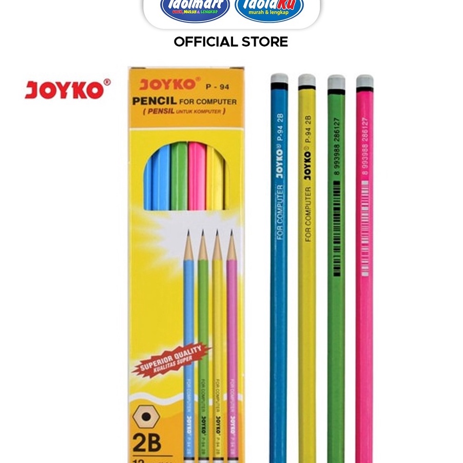 

REWARD PROGRAM IDOLMART Pencil Pensil P94 2B 1 BOX 12 PCS 1 lusin isi 12