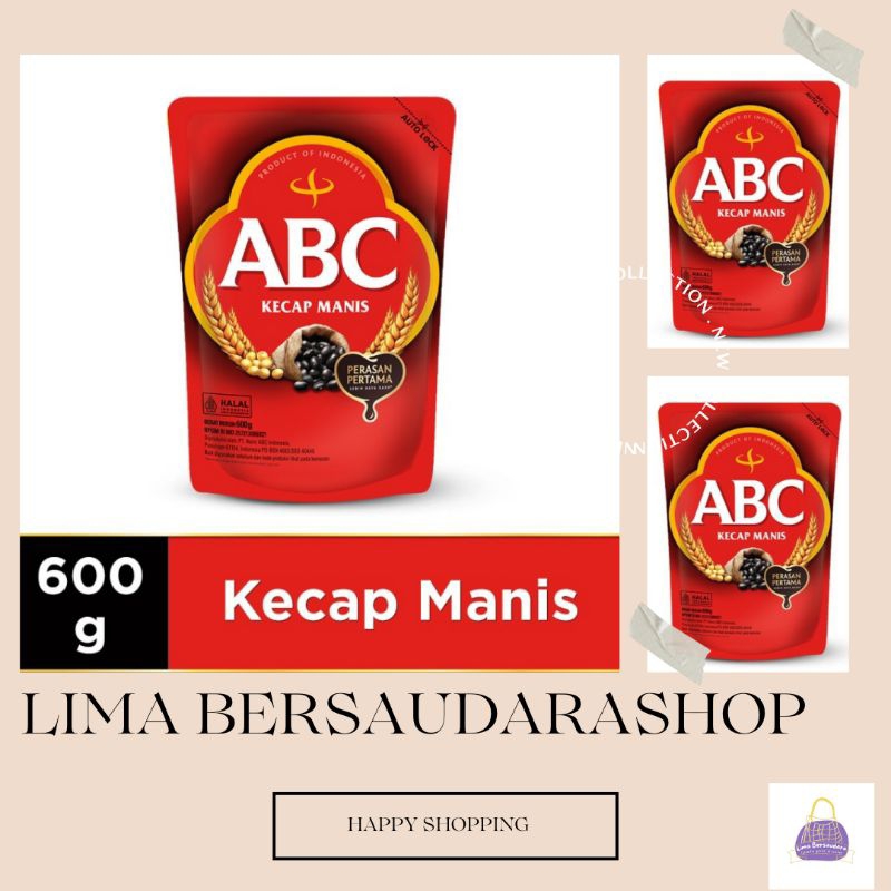 

KECAP MANIS ABC ISI ULANG REFILL 600 GRAM