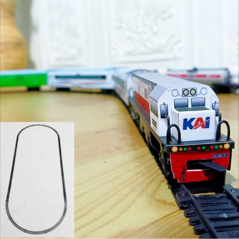 Kereta Api Indonesia CC201 Rangkaian Gerbong Penumpang
