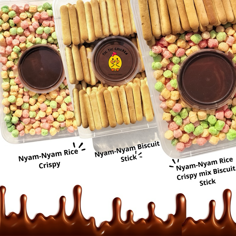 

Nyam Nyam Stick / Nyam nyam rice crispy cocol coklat