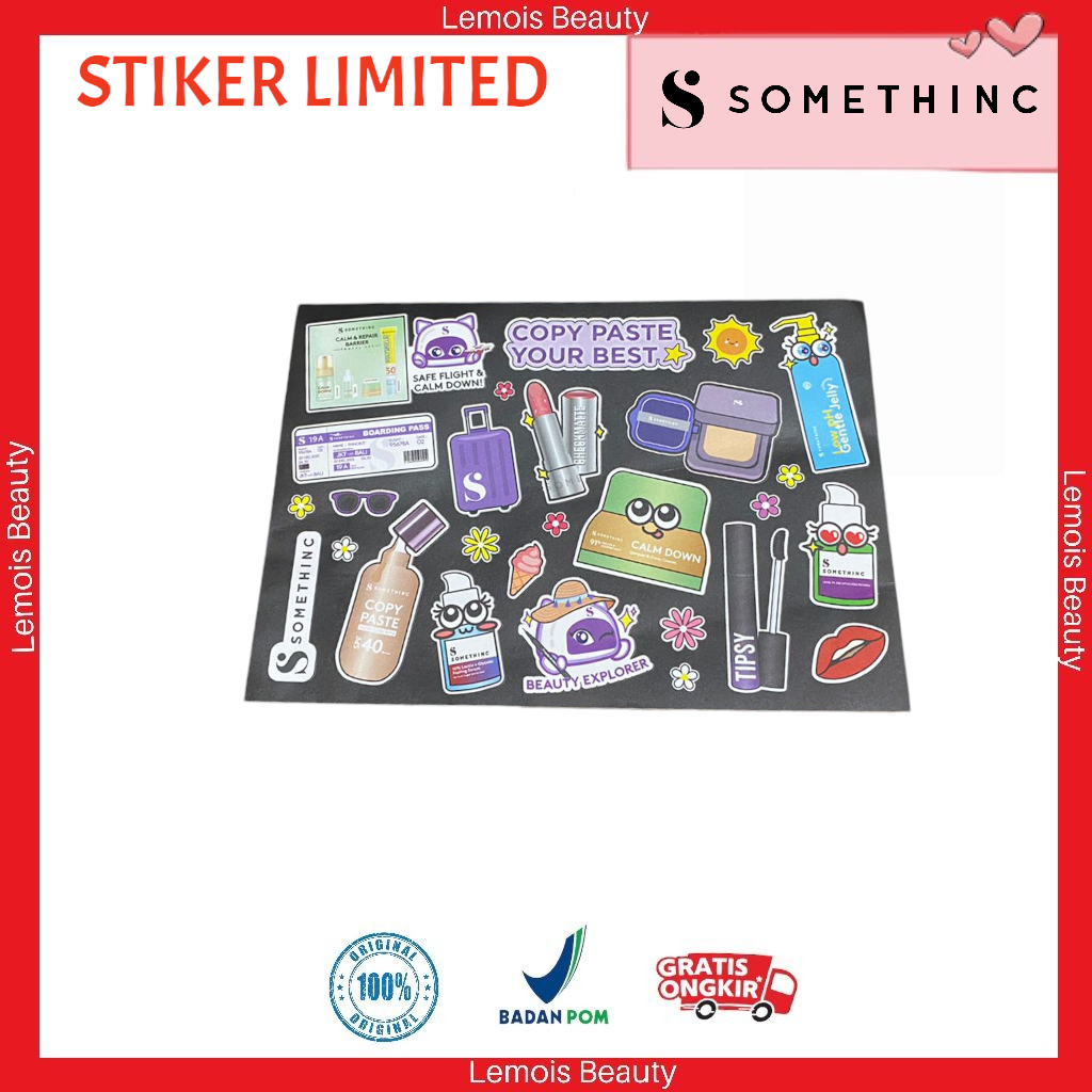 

LemoisBeauty- Free Gift Somethinc Stiker Imut