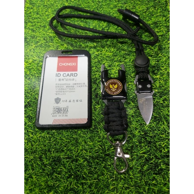 

lanyard tali gantungan id card holder custom logo kemhan kementerian pertahanan