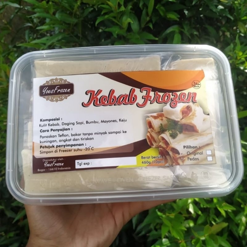 

KEBAB FROZEN ISI 10PCS - MAKANAN SIAP SAJI