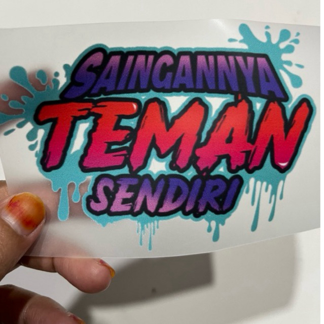 

STICKER KAOS STICKER SABLON TEMA TEXT KATA KATA VIRAL