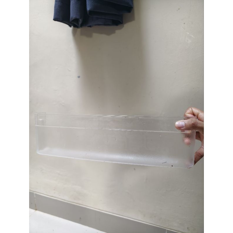 rak kulkas akrilik merk AQUA 2pintu second